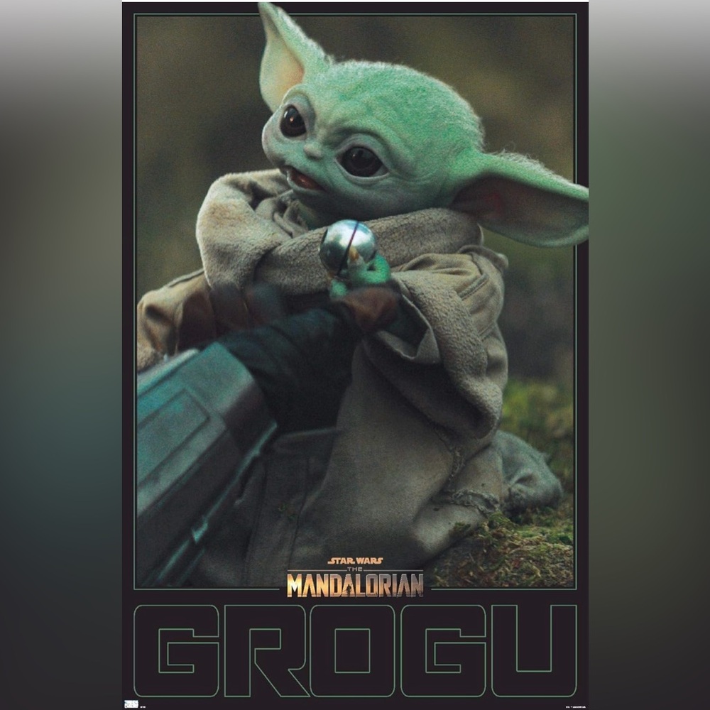 Star Wars: The Mandalorian Season 2 - Grogu Wall Poster, 34L" x 22.375W"